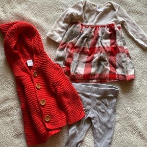 Nordstrom baby dress with coat
